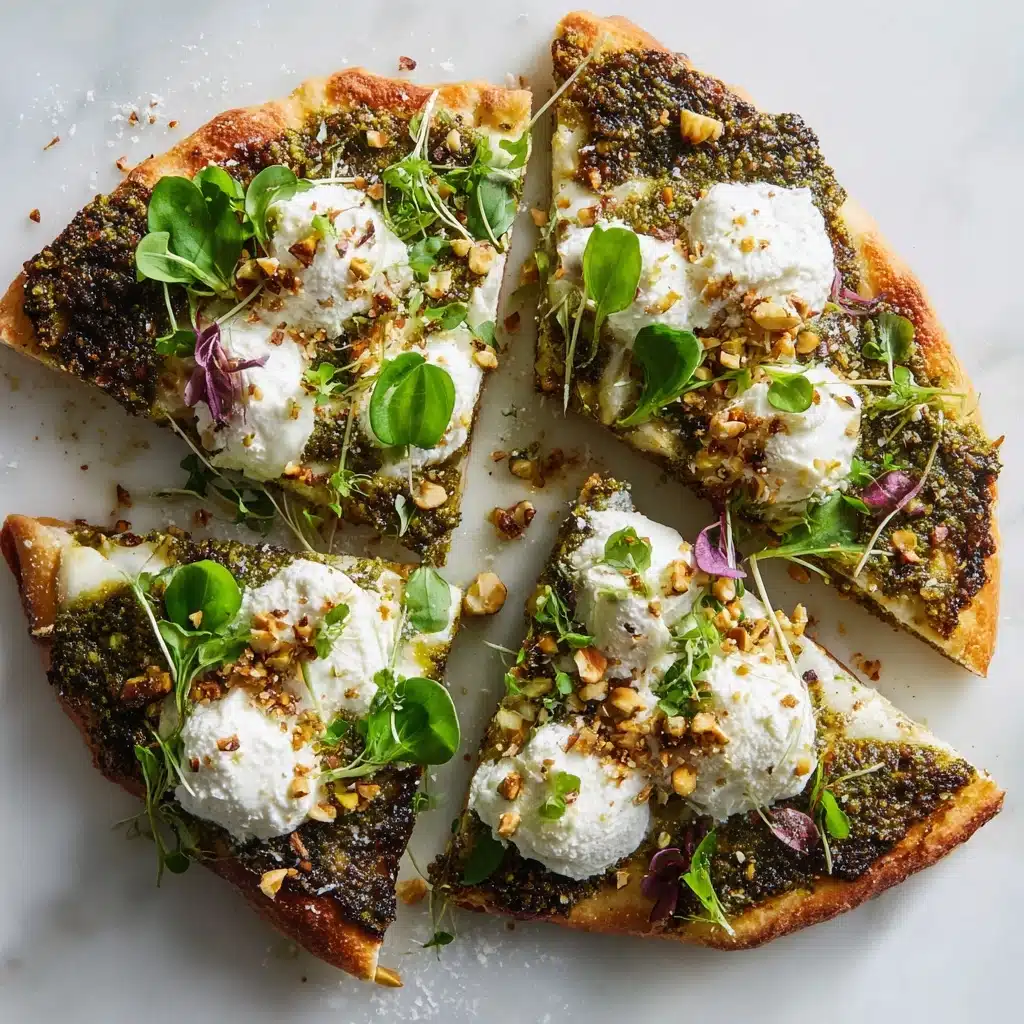 Pistachio Pesto Pizza Recipe - Recipe Image