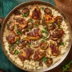 Creamy Mushroom Chicken and Rice Recipe