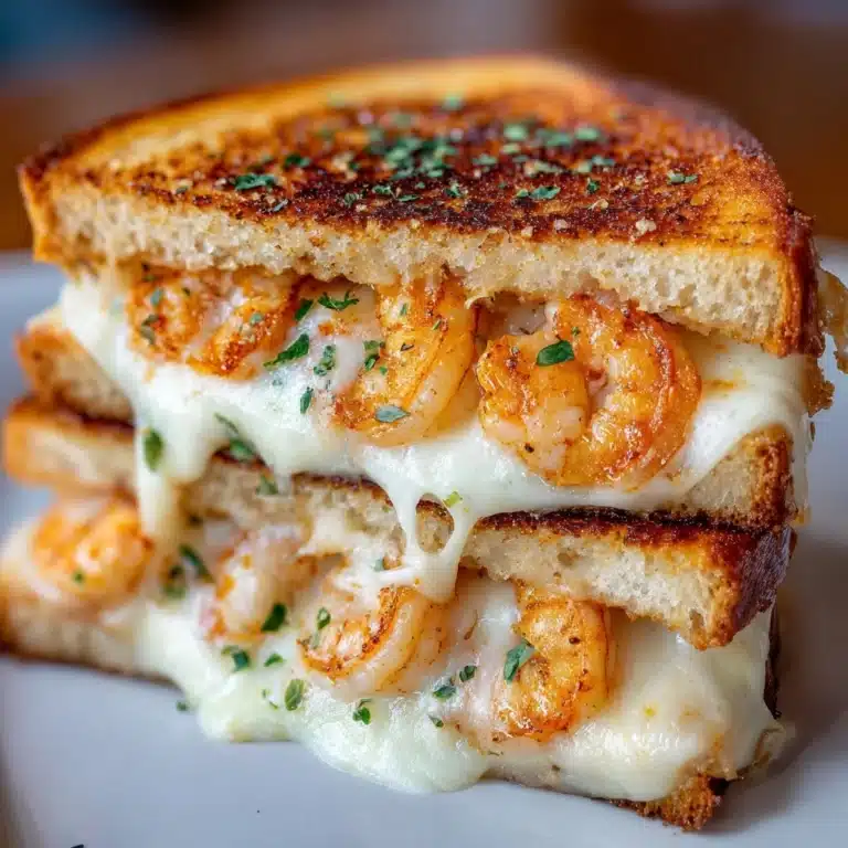 Shrimp & Cheese Grilled Sandwich Recipe