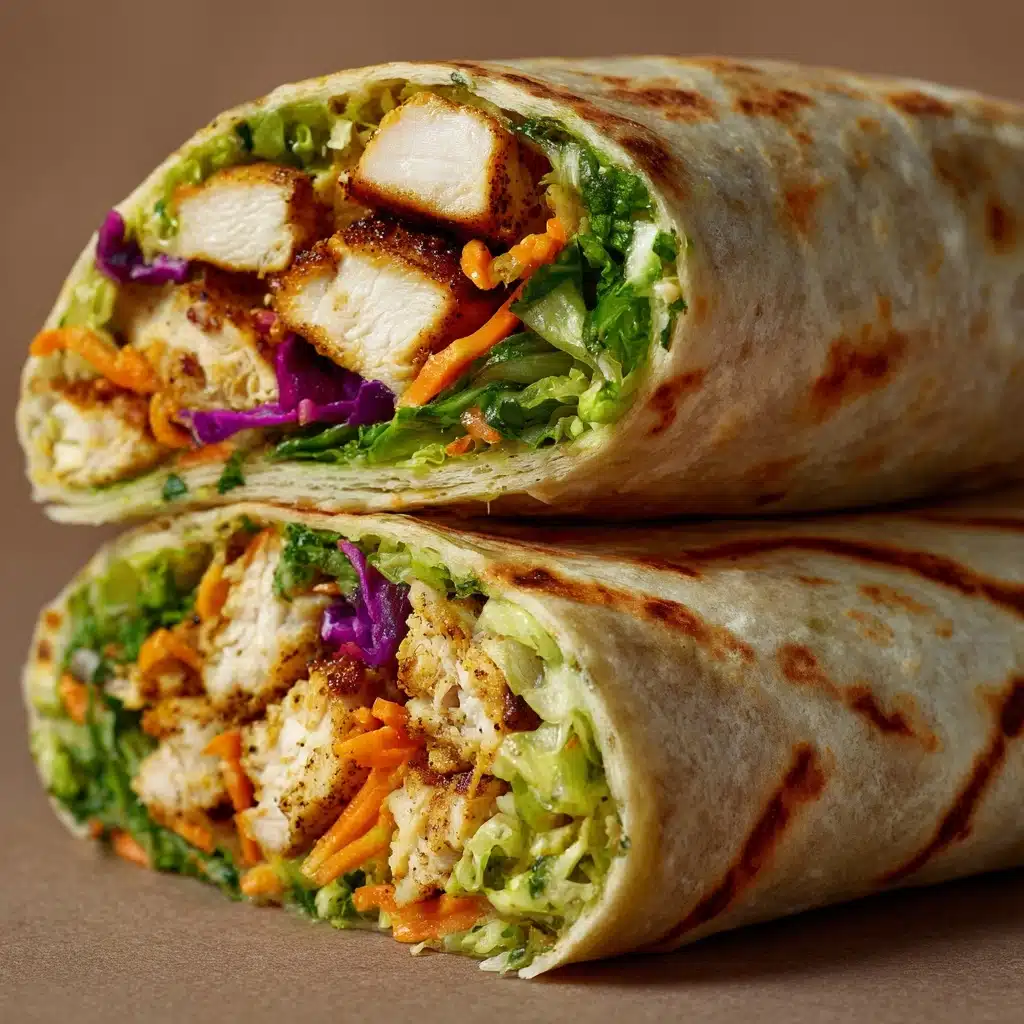 Asian Chicken Salad Wraps Recipe