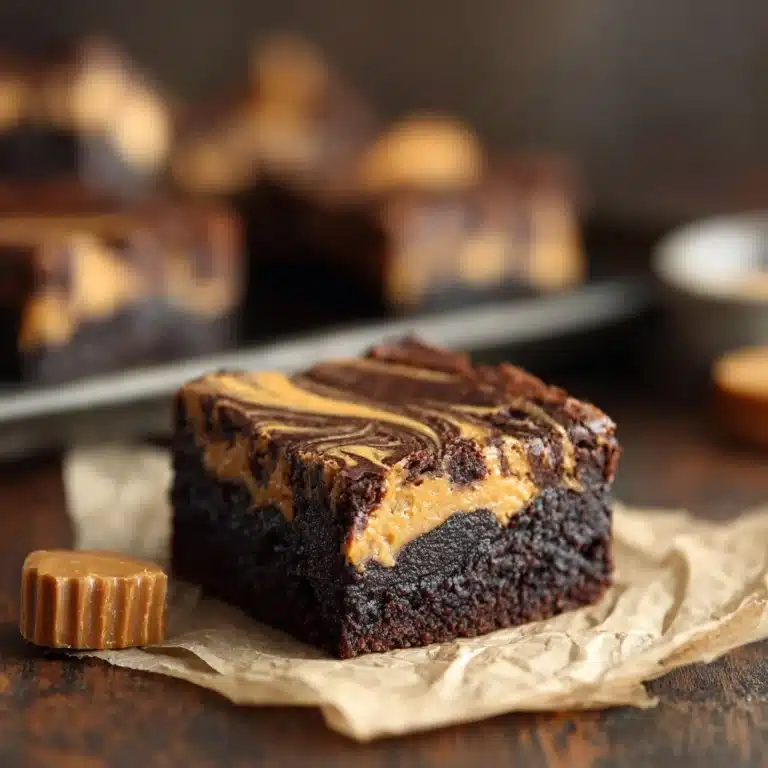 Peanut Butter Brownies Recipe
