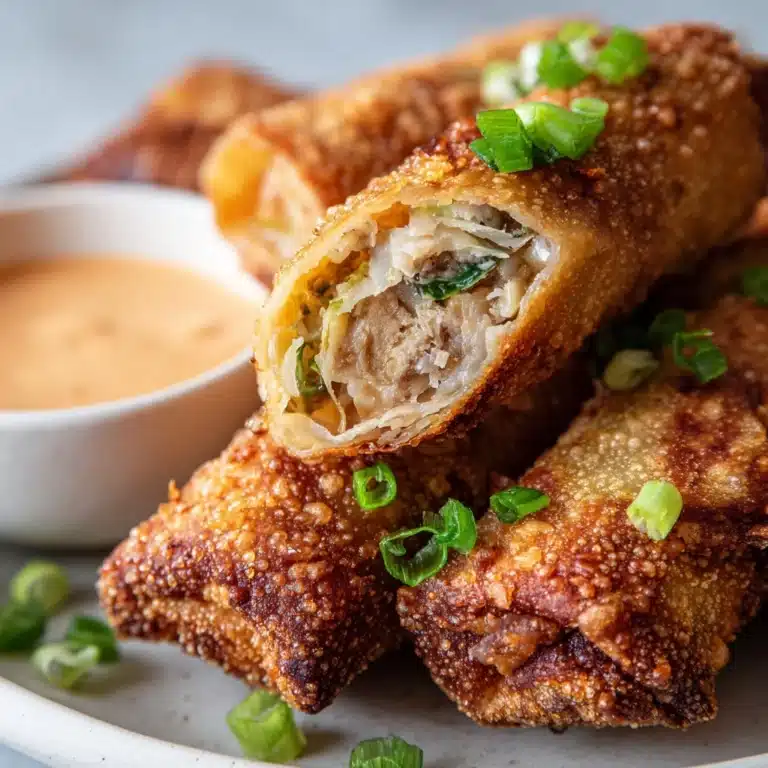 Air Fryer Crab Cake Egg Rolls with Fire Sauce Recipe
