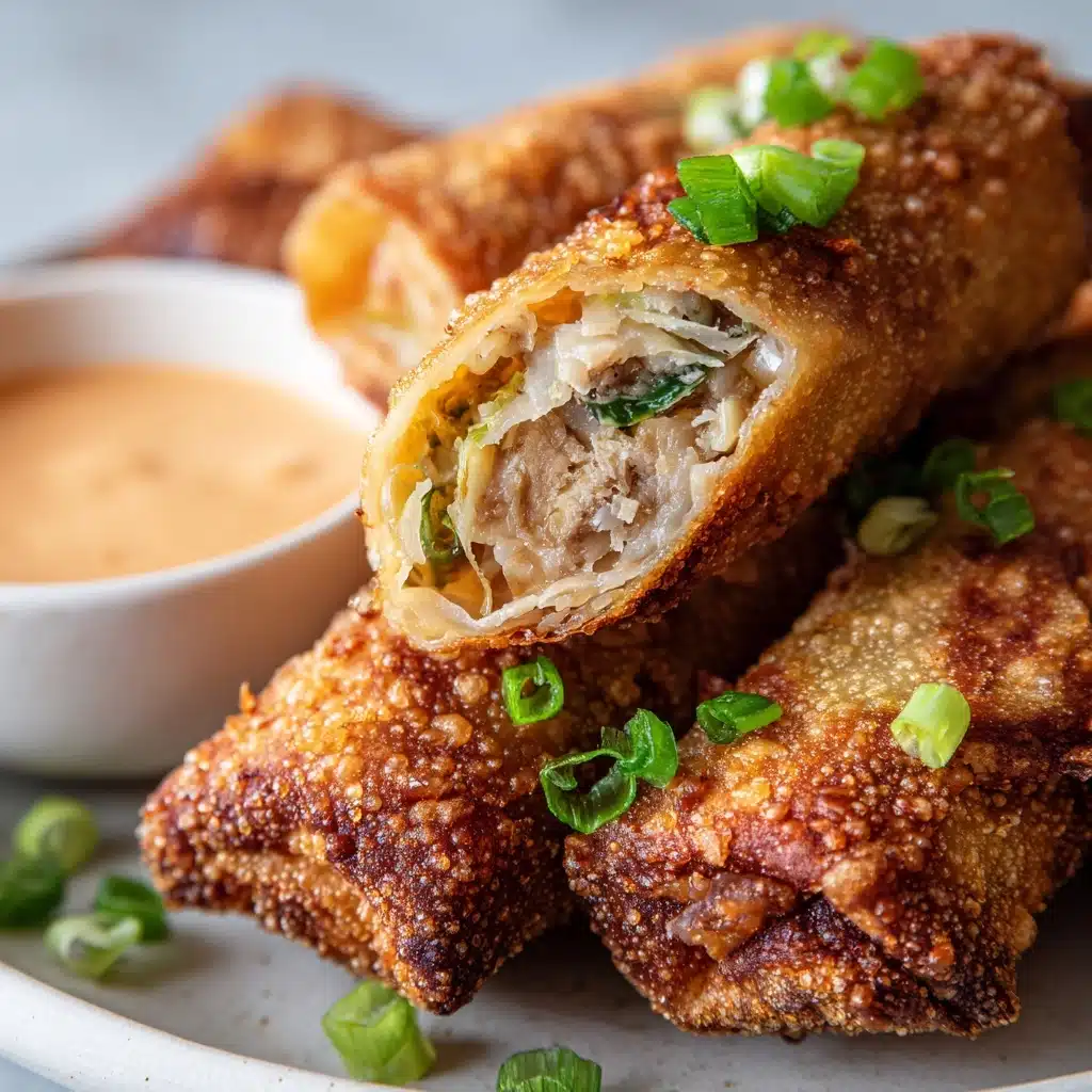 Air Fryer Crab Cake Egg Rolls with Fire Sauce Recipe