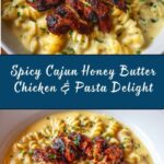 Spicy Cajun Honey Butter Chicken & Pasta Recipe