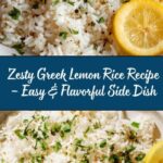 Easy Greek Lemon Rice Recipe