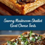 Mushroom Shallot and Herbed Goat Cheese Tarts Recipe
