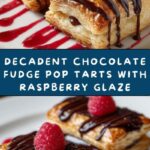 Chocolate Fudge Pop Tarts with Raspberry Glaze Recipe