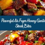 Air Fryer Honey Garlic Steak Sweet Pepper Bites Recipe
