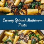 Spinach Mushroom Pasta Recipe