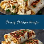 Cheesy Chicken Wraps Recipe