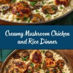 Creamy Mushroom Chicken and Rice Recipe