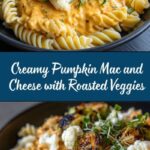 Pumpkin Mac and Cheese with Roasted Veggies Recipe