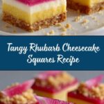 Rhubarb Cheesecake Squares Recipe