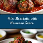 Mini Meatballs with Marinara Sauce Recipe