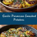 Garlic Parmesan Smashed Potatoes Recipe