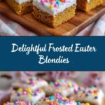 Frosted Easter Blondies Recipe