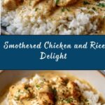 Creamy Smothered Chicken and Rice Recipe