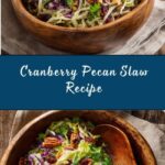 Cranberry Pecan Slaw Recipe