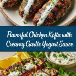 Chicken Kofta with Garlic Yogurt Sauce Recipe