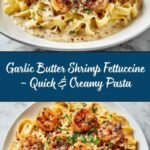 Garlic Butter Fettuccine with Shrimp Recipe