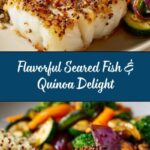 Seared Fish with Quinoa and Veggies Recipe