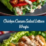 Chicken Caesar Salad Lettuce Wrap Recipe