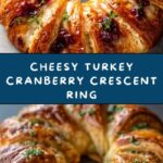 Savory Turkey and Cranberry Crescent Ring Recipe
