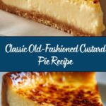 Old-Fashioned Custard Pie Recipe