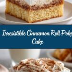 Cinnamon Roll Poke Cake Recipe