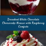 White Chocolate Cheesecake Mousse with Raspberry Compote Recipe