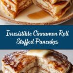 Cinnamon Roll Stuffed Pancakes Recipe