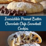 Peanut Butter Chocolate Chip Snowball Cookies Recipe