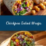 Chickpea Salad Wraps with Lemon Dressing Recipe