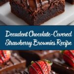 CHOCOLATE-COVERED STRAWBERRY BROWNIES Recipe