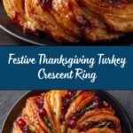 Thanksgiving Turkey and Cranberry Crescent Ring Recipe