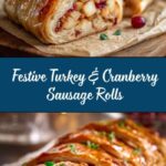 Turkey & Cranberry Sausage Rolls Recipe