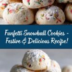 Funfetti Snowball Cookies Recipe