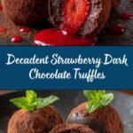 Strawberry Dark Chocolate Truffles Recipe