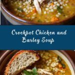Crockpot Chicken and Barley Soup Recipe