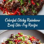 Sticky Rainbow Beef Recipe