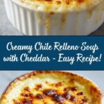 Chile Relleno Soup with Cheddar and Cream Cheese Recipe