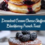 Cream Cheese Stuffed Blackberry Compote French Toast Recipe