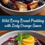 Wild Berry Bread Pudding with Orange Sauce Recipe
