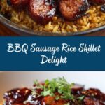 One-Pan Sweet & Tangy BBQ Sausage Rice Recipe