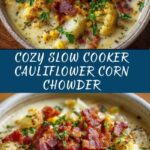 Slow Cooker Cauliflower Corn Chowder Recipe