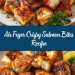 Crispy Salmon Bites Cooked in an Air Fryer Recipe