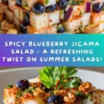 Spicy Blueberry Jicama Salad with Cashews Recipe