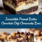 Peanut Butter Chocolate Chip Cookie Cheesecake Bars Recipe