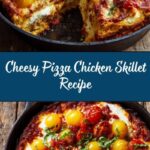 Skillet Cheesy Pizza Chicken Recipe
