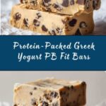 Greek Yogurt PB Fit Protein Bars Recipe